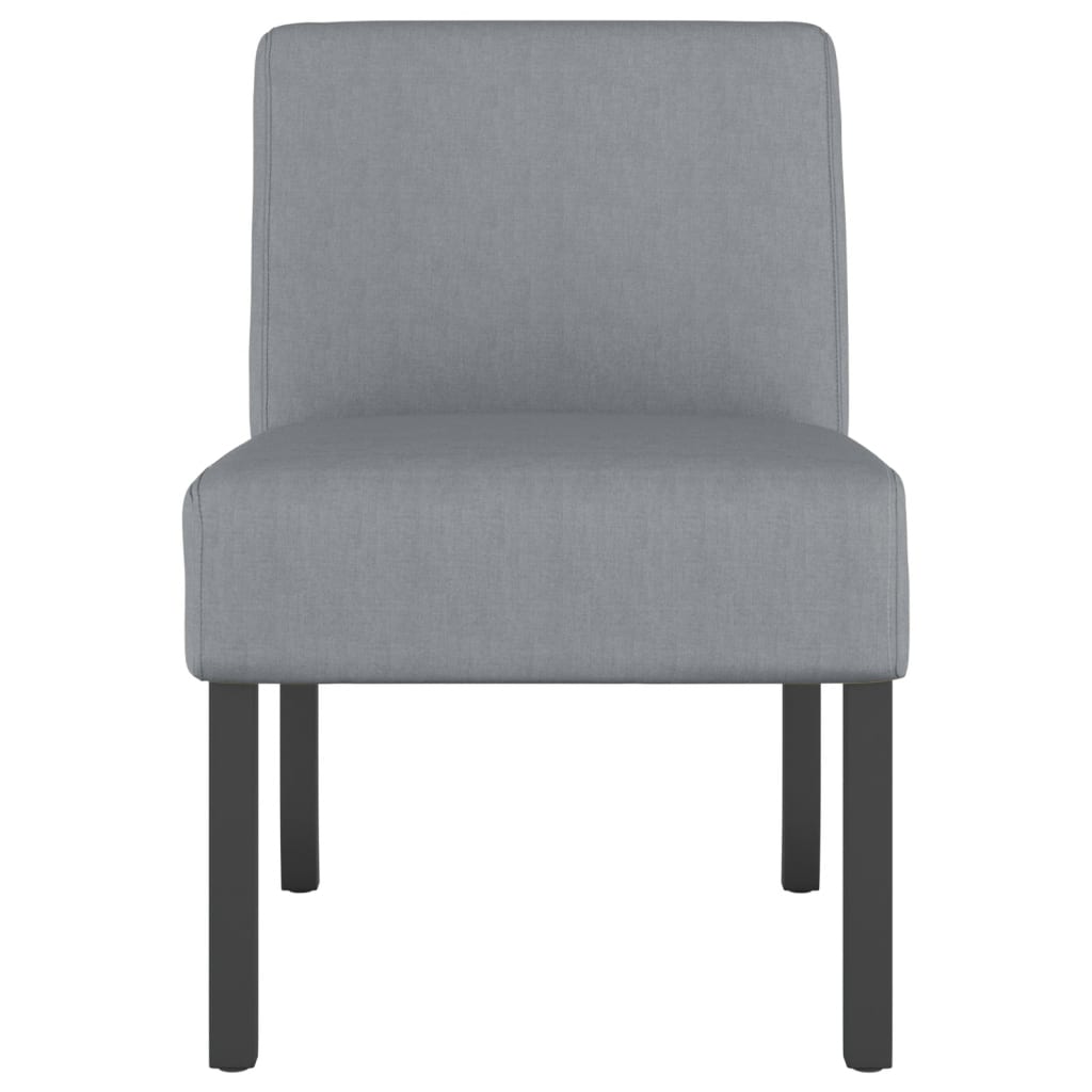 Lounge chair, light grey, fabric