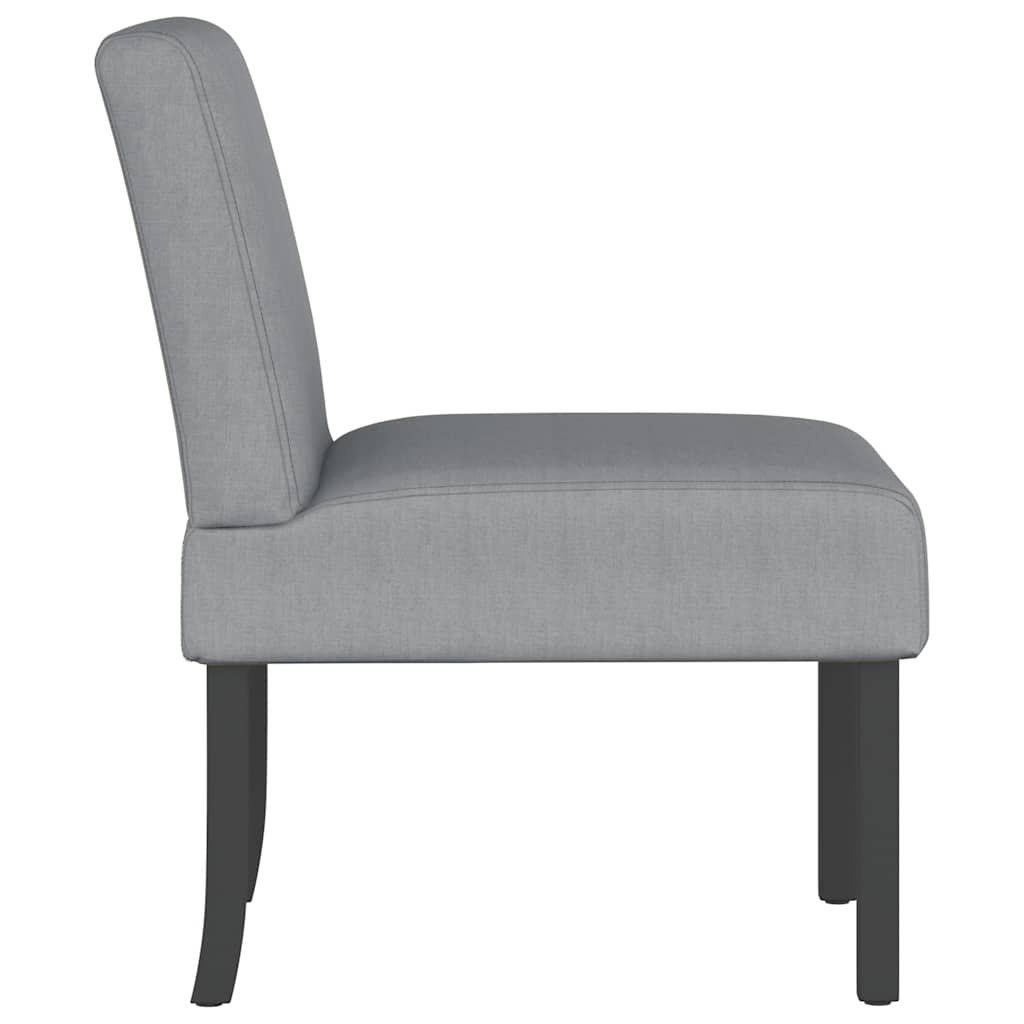Lounge chair, light grey, fabric
