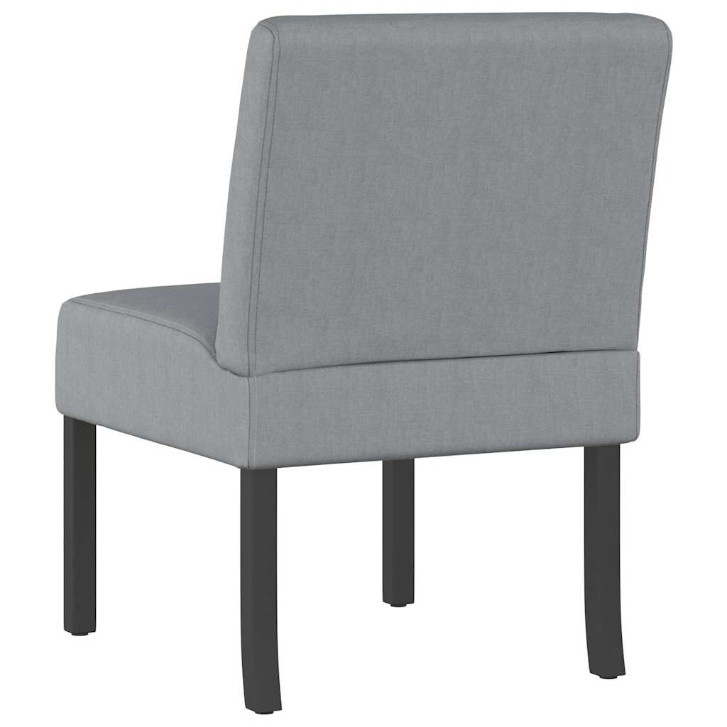Lounge chair, light grey, fabric