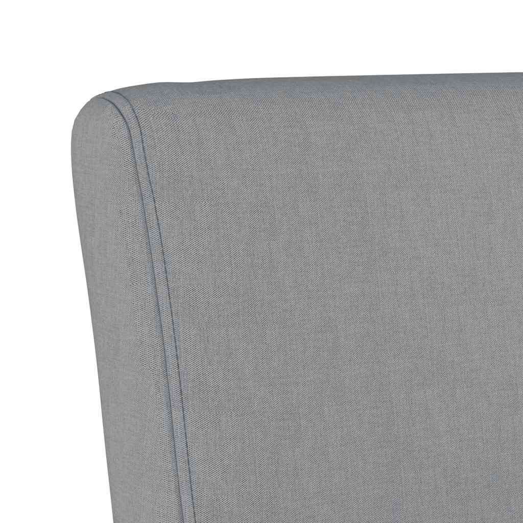 Lounge chair, light grey, fabric