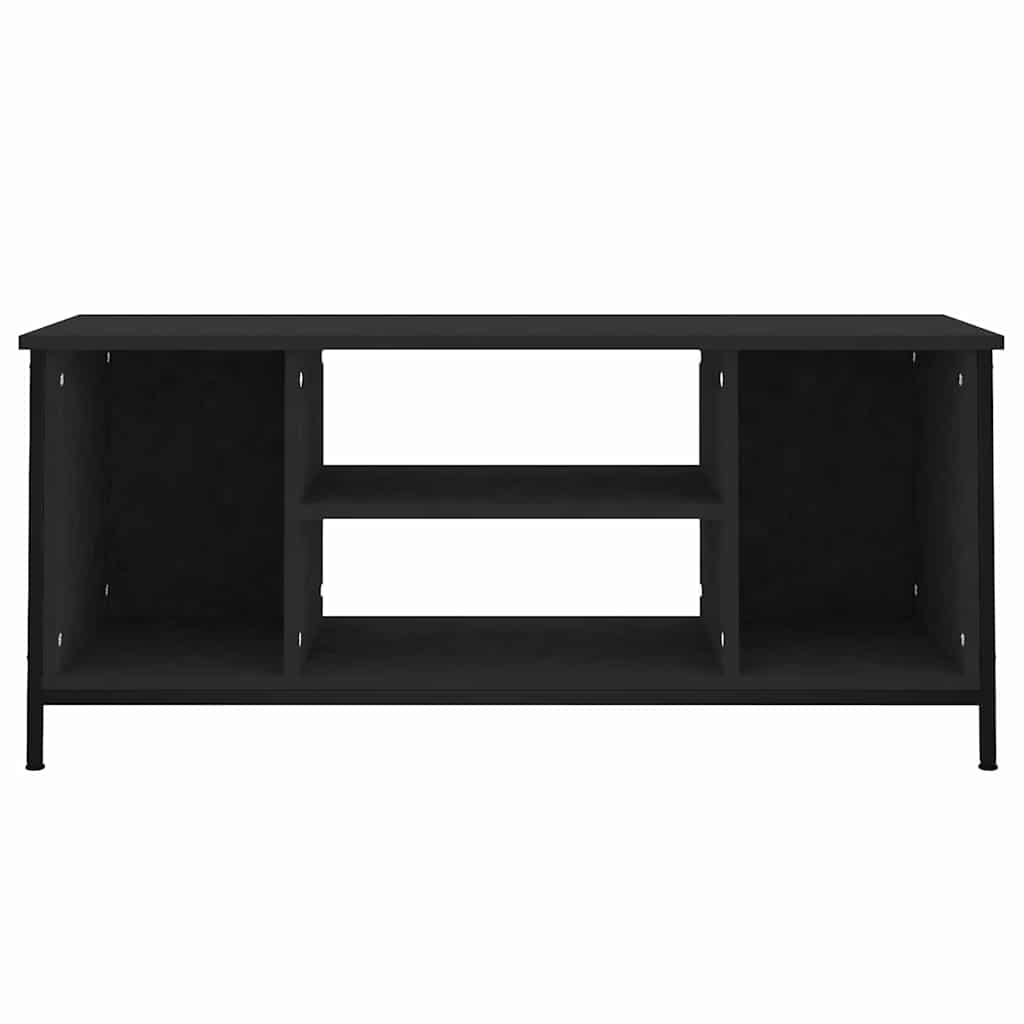 TV skapītis, melns, 102x35x45 cm, koks