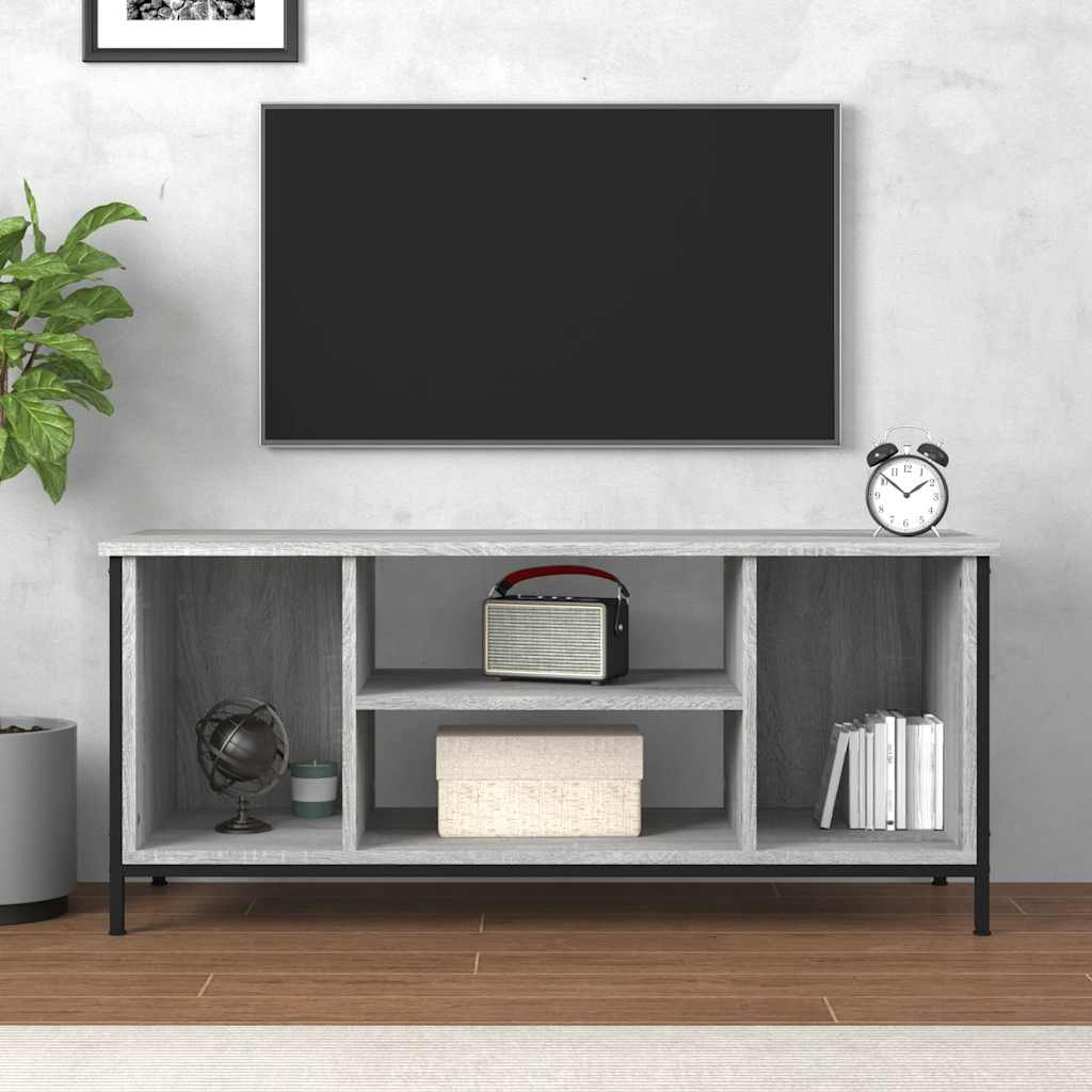 TV skapītis, pelēks ozols, 102x35x45cm, koks
