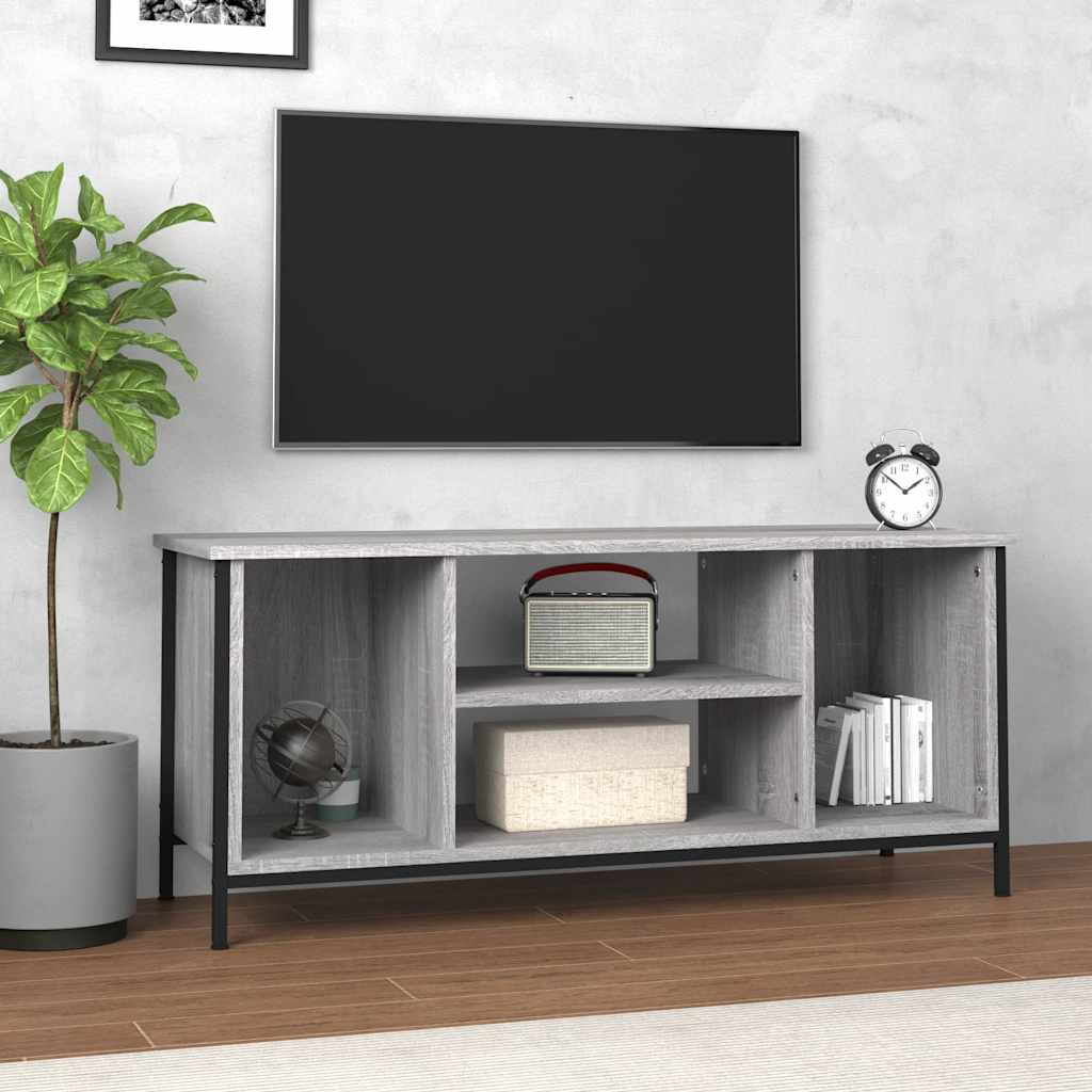 TV skapītis, pelēks ozols, 102x35x45cm, koks