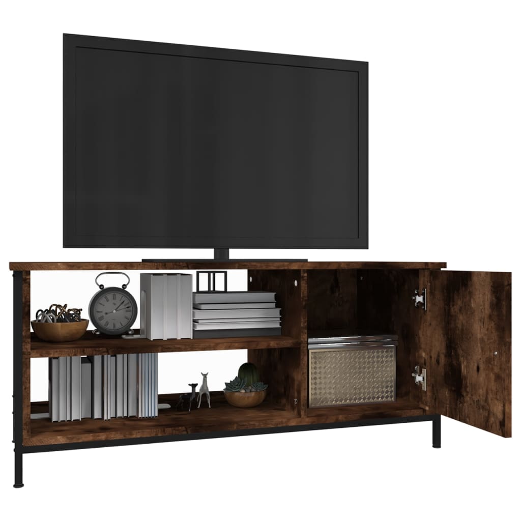 TV cabinet, smoky oak, 100x40x45cm, wood