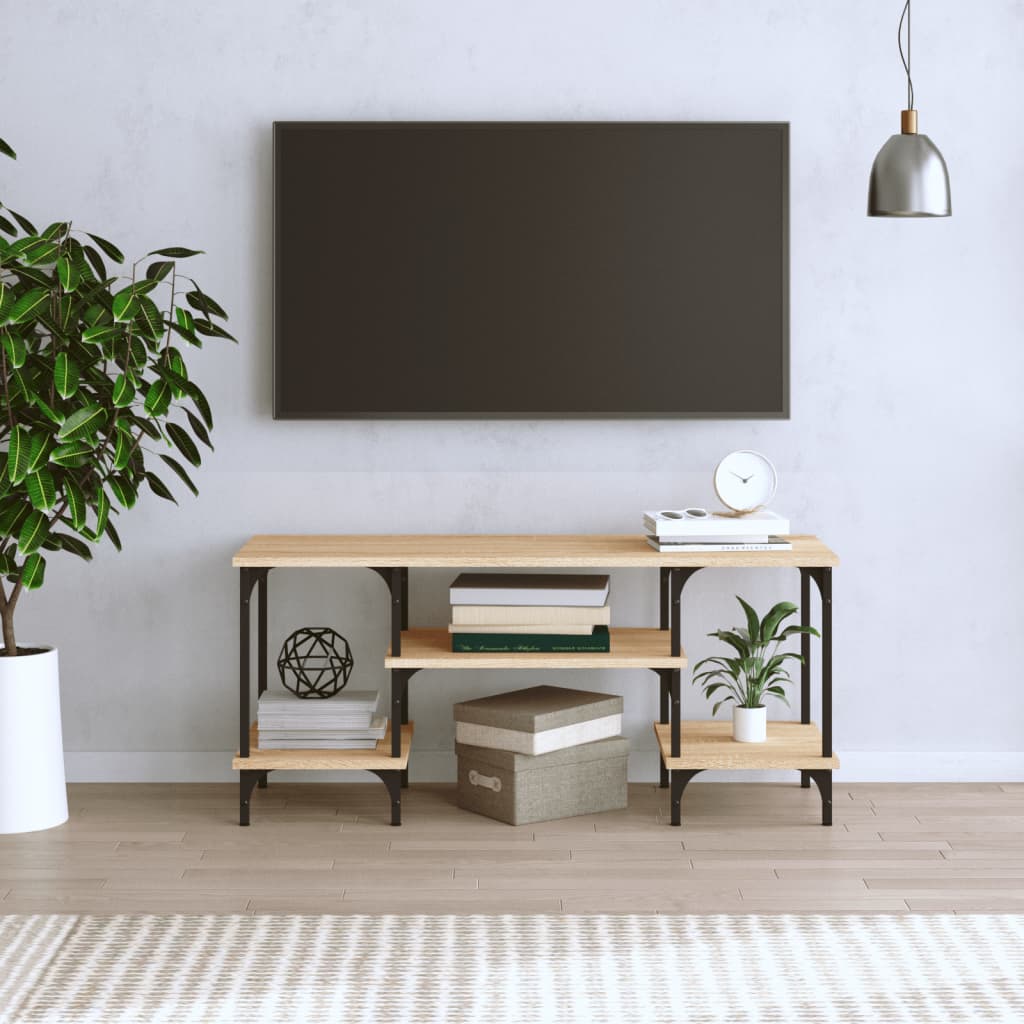 Televizoriaus spintelė, ąžuolo, 102x35x45,5cm, apdirbta mediena