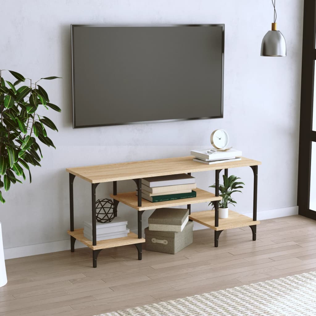 Televizoriaus spintelė, ąžuolo, 102x35x45,5cm, apdirbta mediena