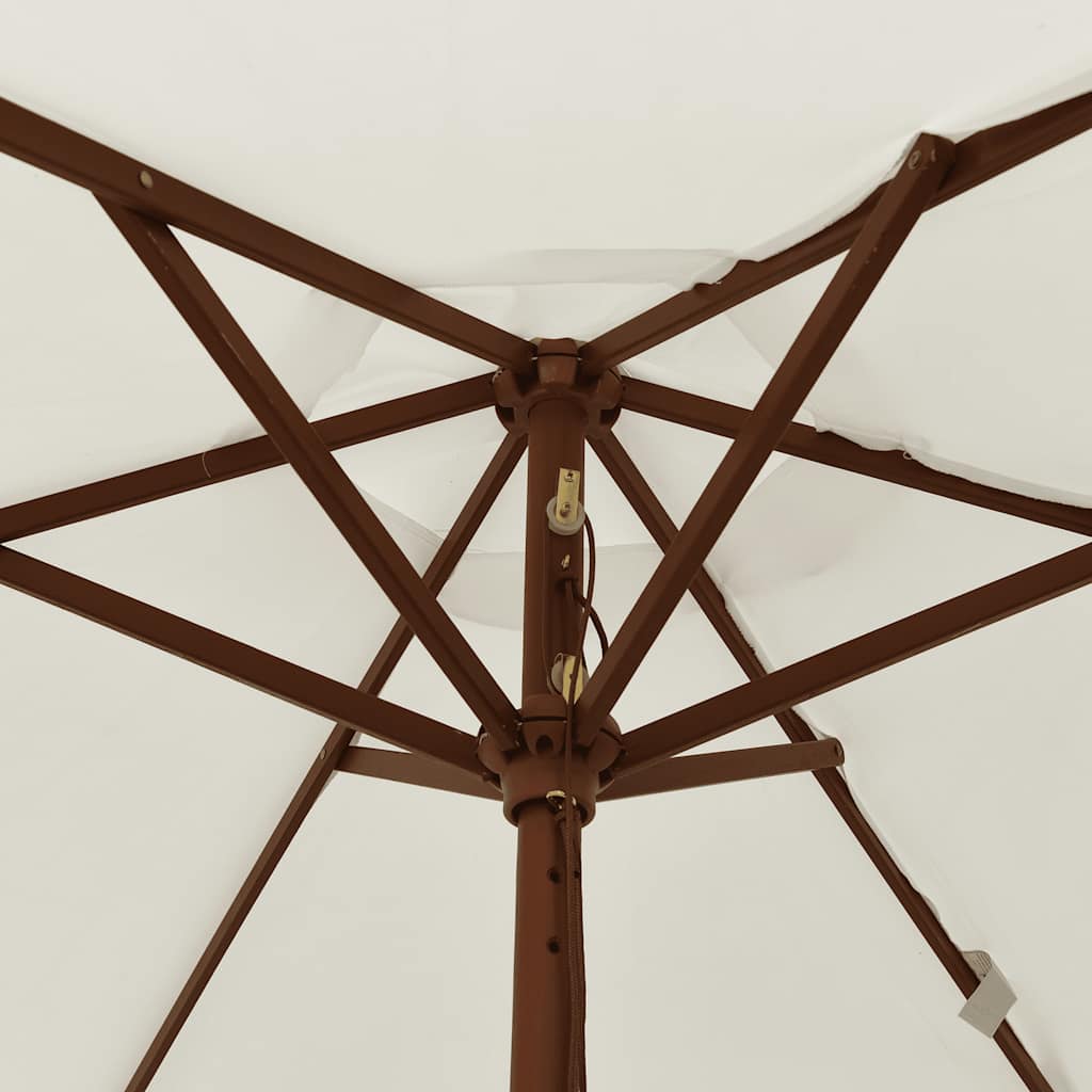 Sodo skėtis CODY, smėlinė, 196x231cm