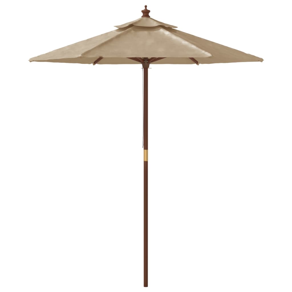 Sodo skėtis CODY, taupe, 196x231cm