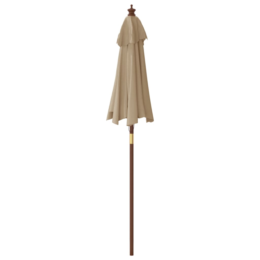 Sodo skėtis CODY, taupe, 196x231cm