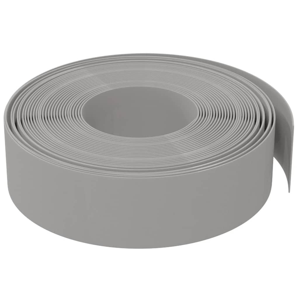 Dārza apmale, pelēka, 10m, 15cm, polietilēns