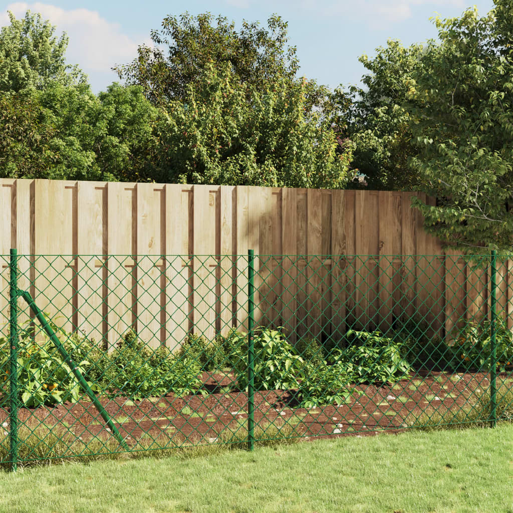 Mesh fence, green, 0.8x10m