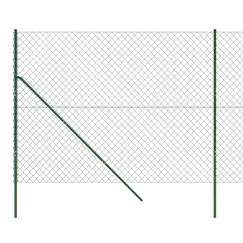 Tīkla žogs, zaļš, 1,6x25m