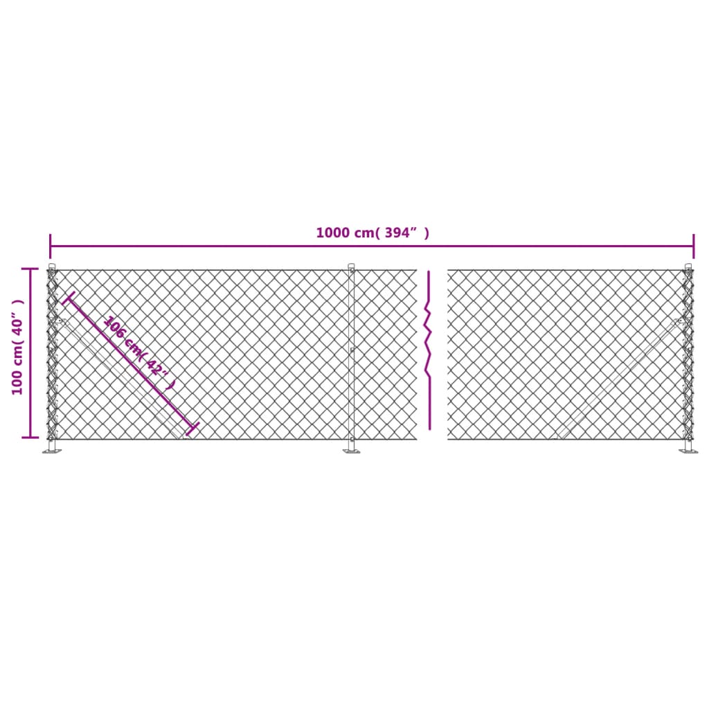 Pinuma žogs ar atlokiem, zaļā krāsā, 1x10m