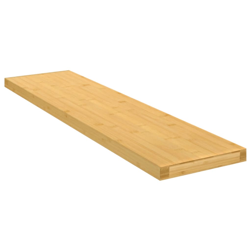 Sienas plaukts, 80x20x2,5 cm, bambuss