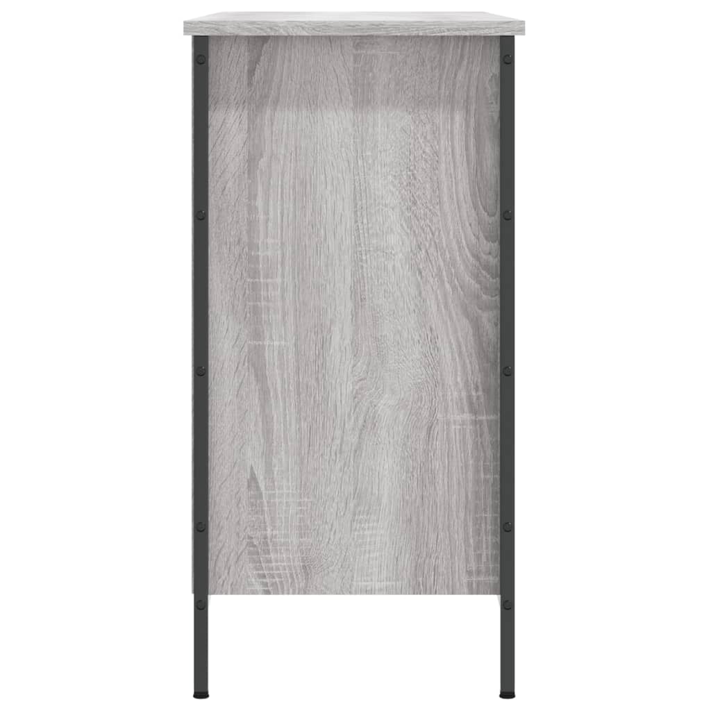 Spintelė batams, pilka ąžuolo, 100x35x70cm, apdirbta mediena