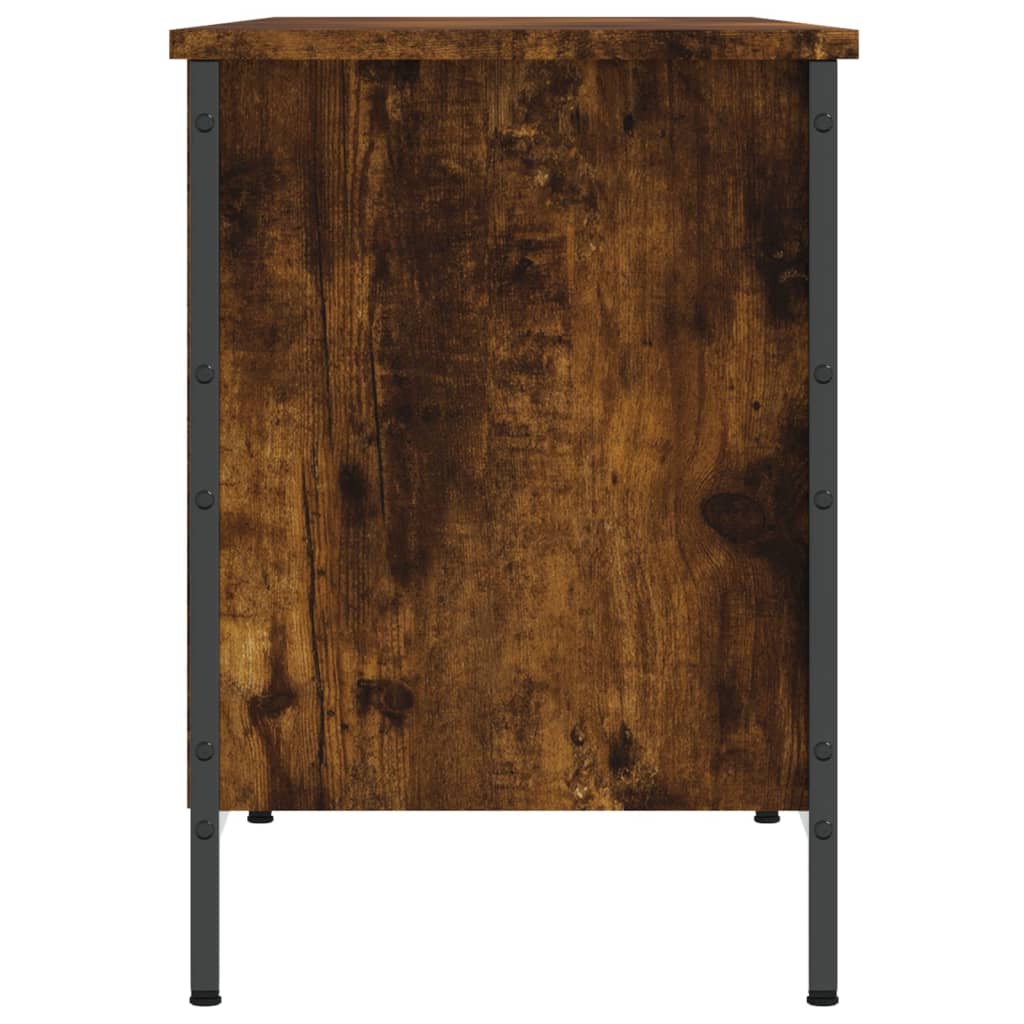 Spintelė batams, dūminio ąžuolo, 131x35x50cm, apdirbta mediena