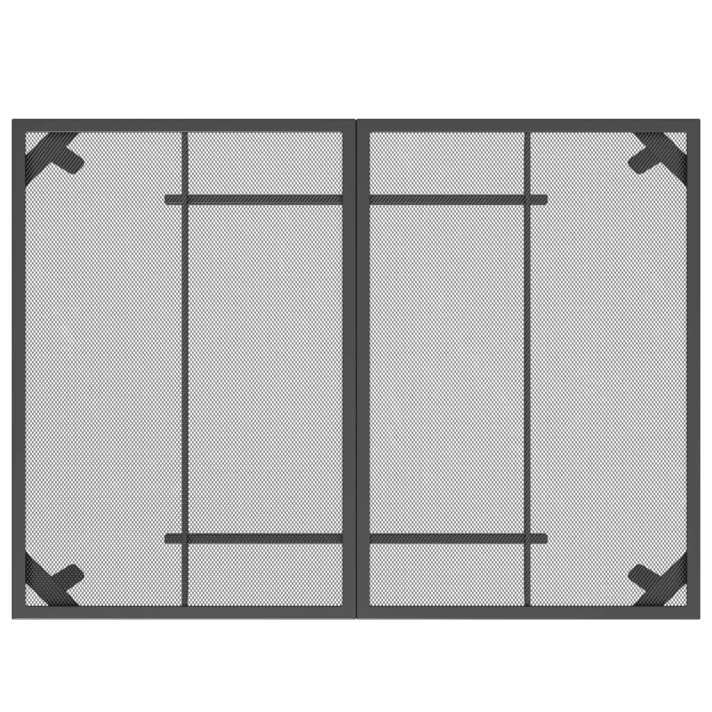 Garden table, anthracite, 110x80x72cm, steel, mesh