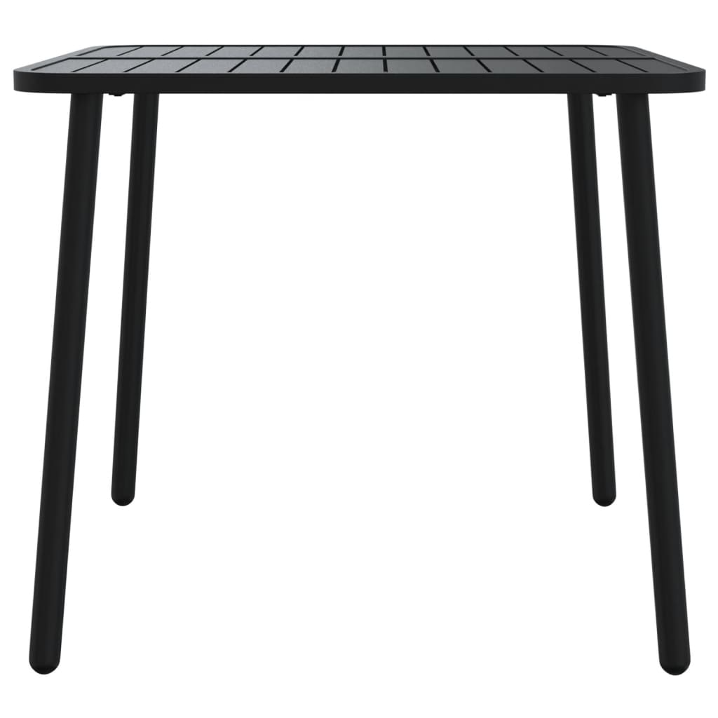 Garden table, anthracite, 80x80x71cm, steel