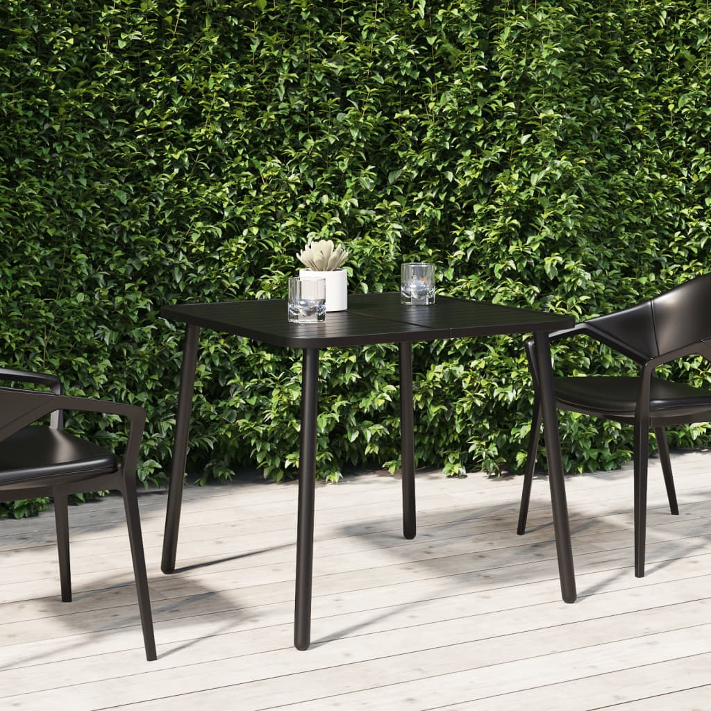 Garden table, anthracite, 80x80x71cm, steel