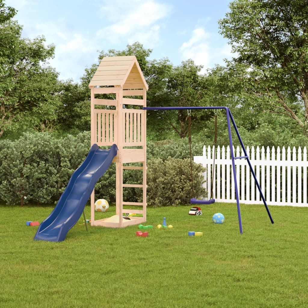 Outdoor play set, solid pine wood