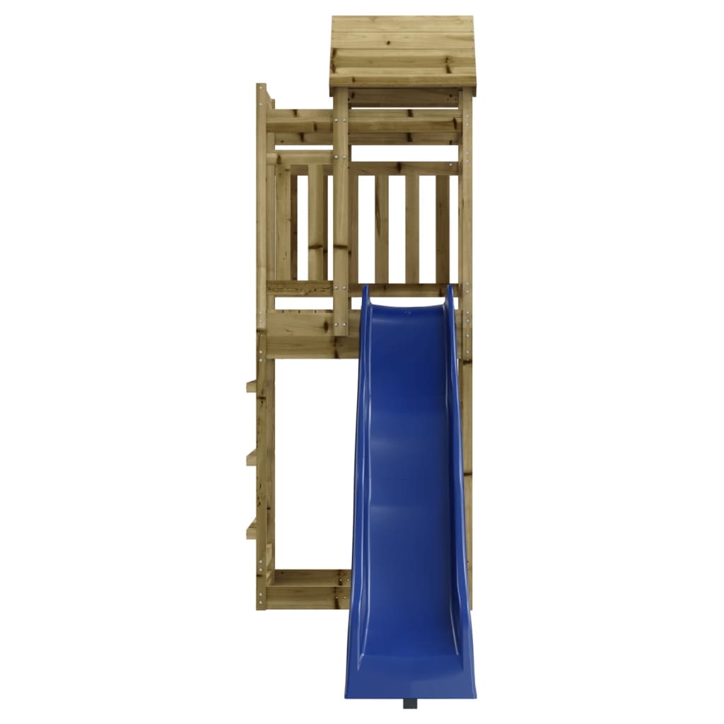 Outdoor playground set, impregnated pine wood