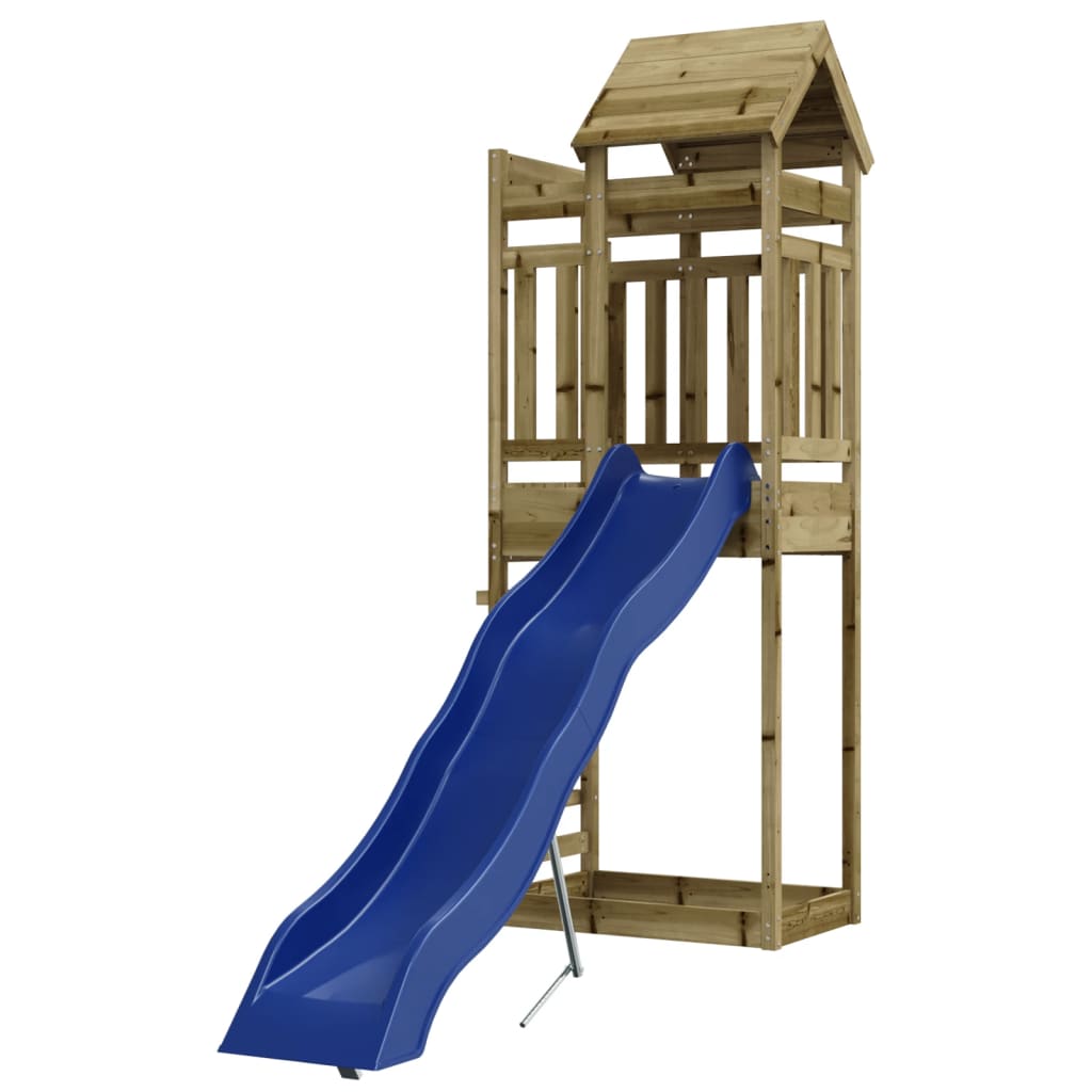 Outdoor playground set, impregnated pine wood