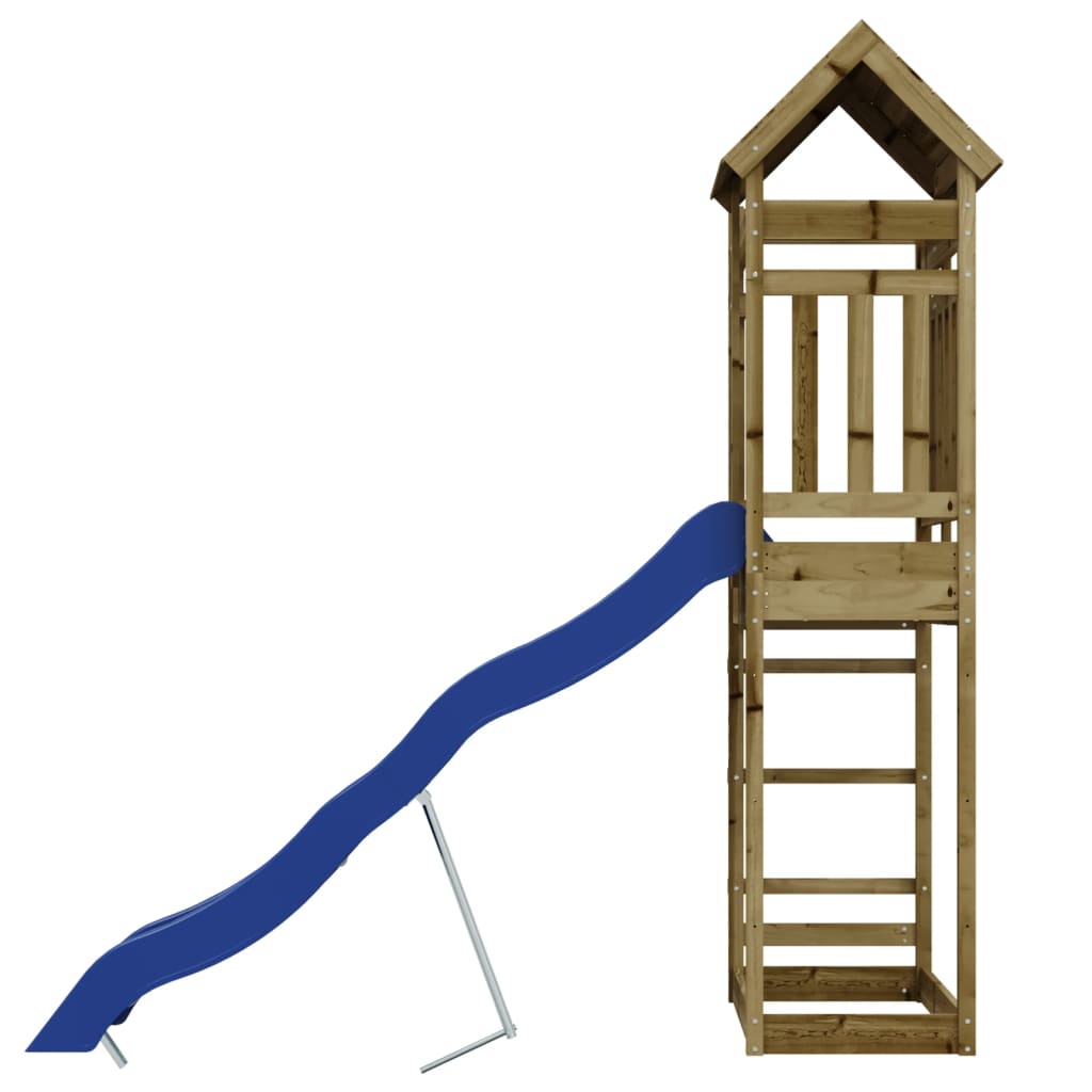 Outdoor playground set, impregnated pine wood