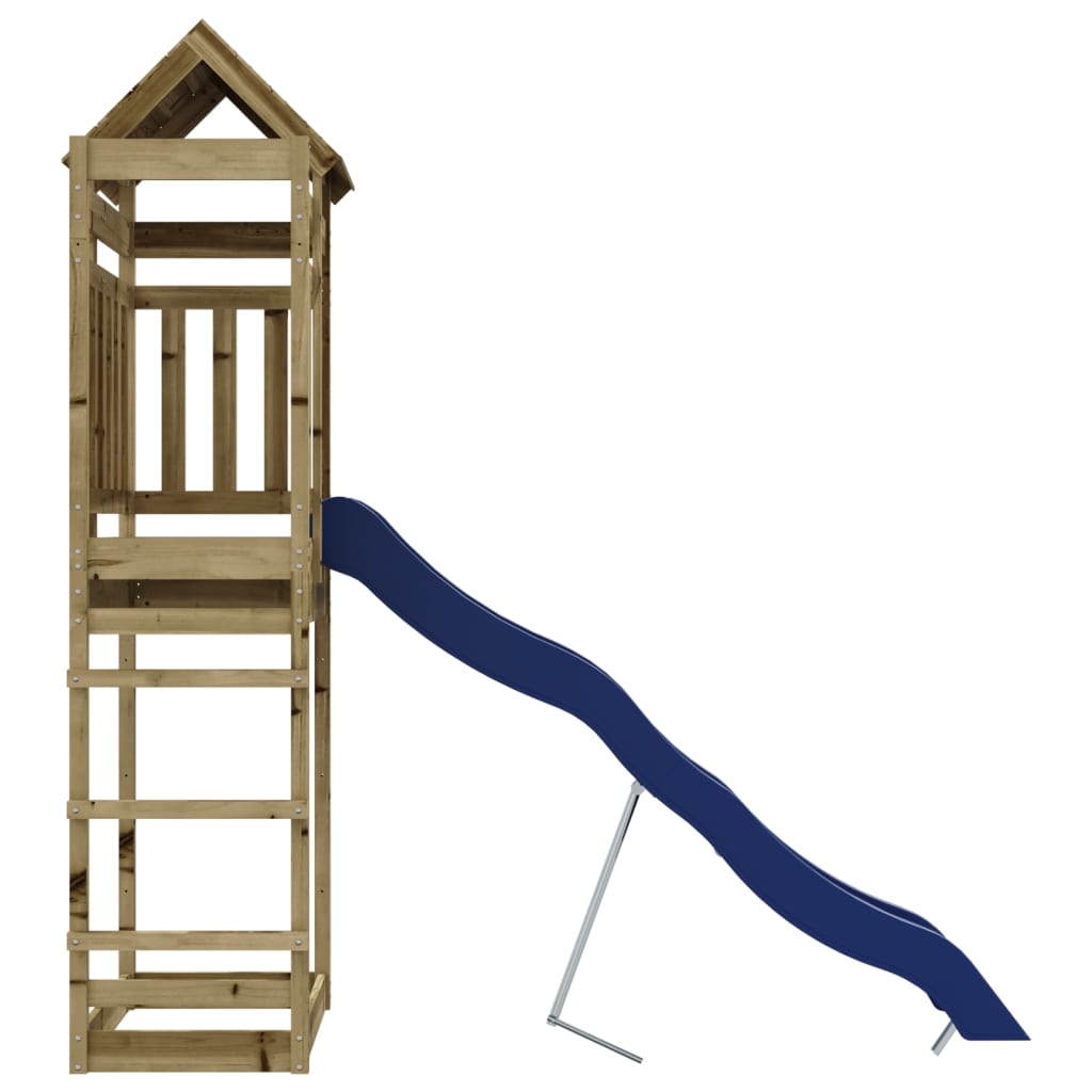 Outdoor playground set, impregnated pine wood