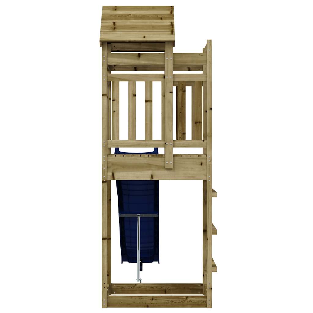 Outdoor playground set, impregnated pine wood