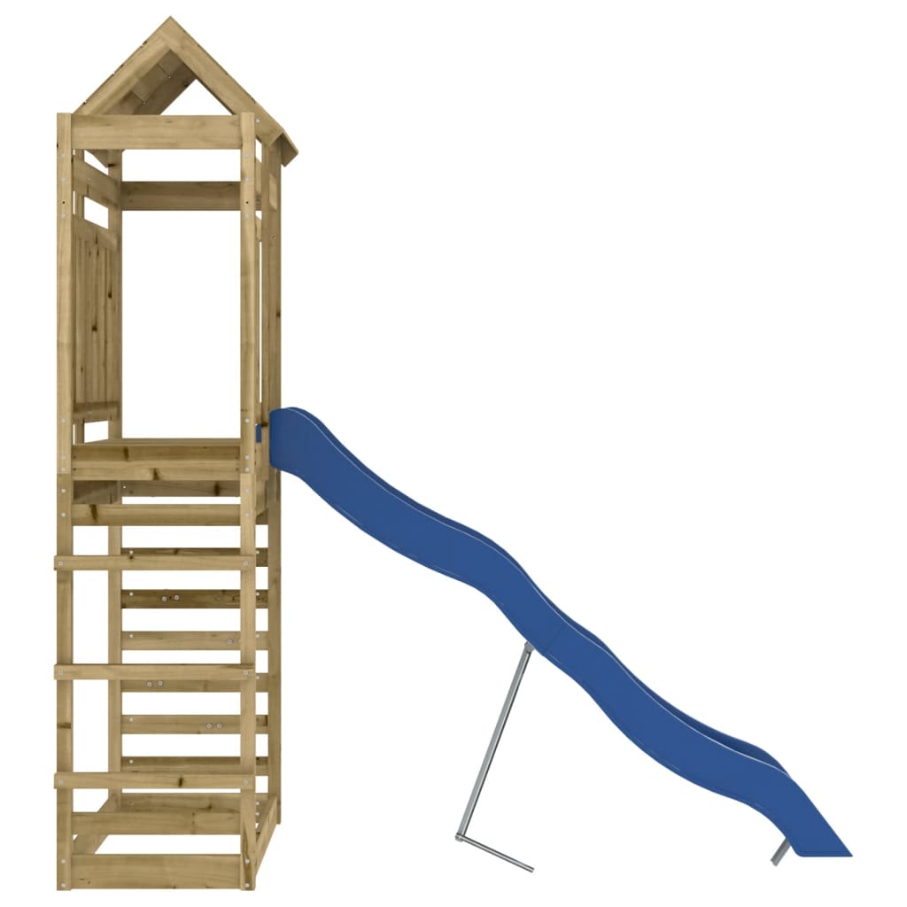 Outdoor playground set, impregnated pine wood