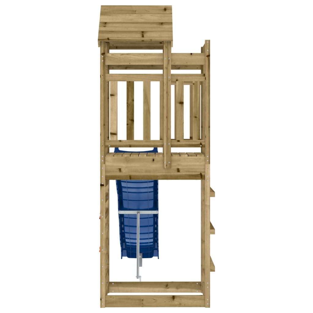 Outdoor playground set, impregnated pine wood