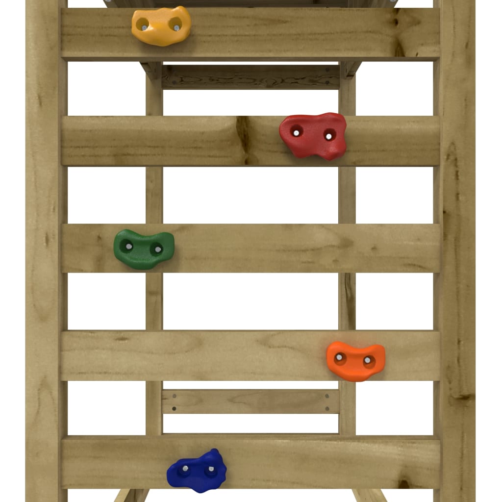 Outdoor playground set, impregnated pine wood
