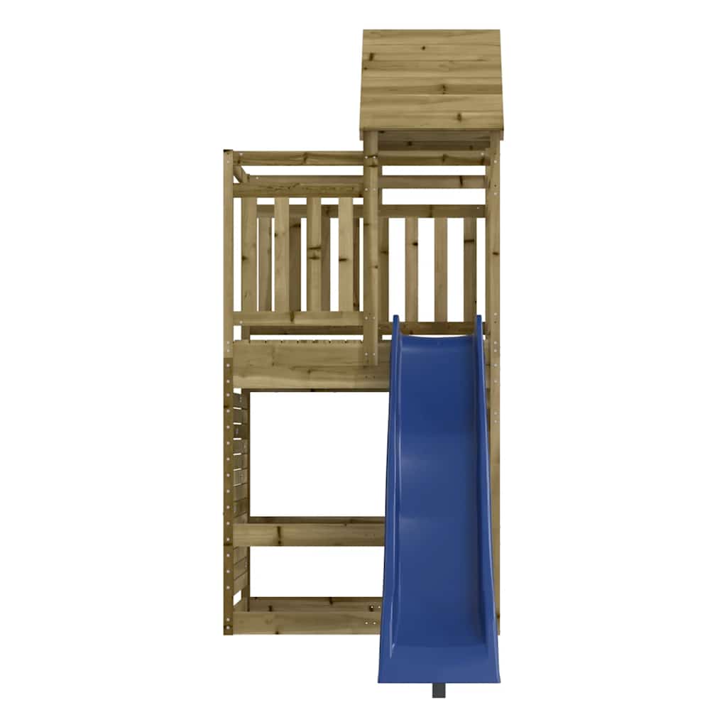 Outdoor playground set, impregnated pine wood
