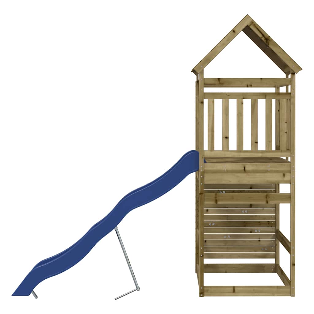 Outdoor playground set, impregnated pine wood