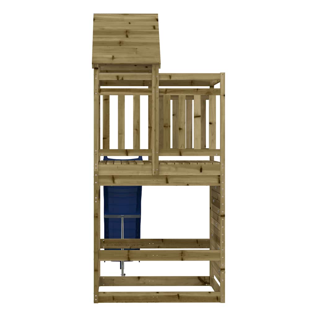 Outdoor playground set, impregnated pine wood