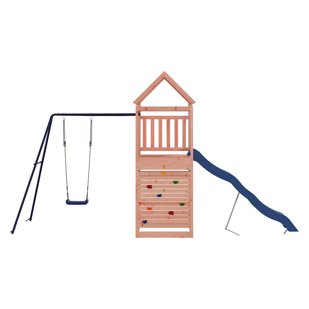 Outdoor play area set, solid Douglas fir