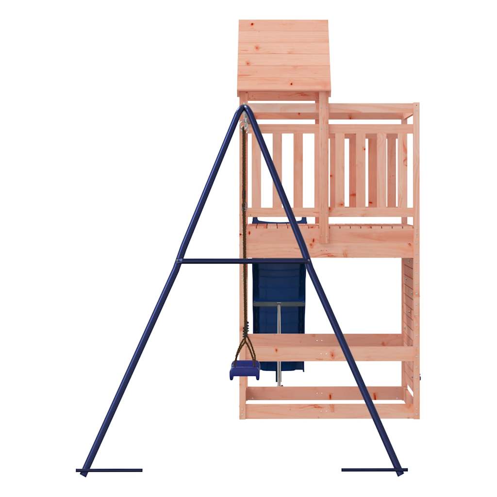 Outdoor play area set, solid Douglas fir