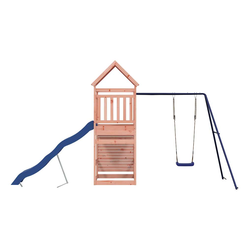 Outdoor play area set, solid Douglas fir