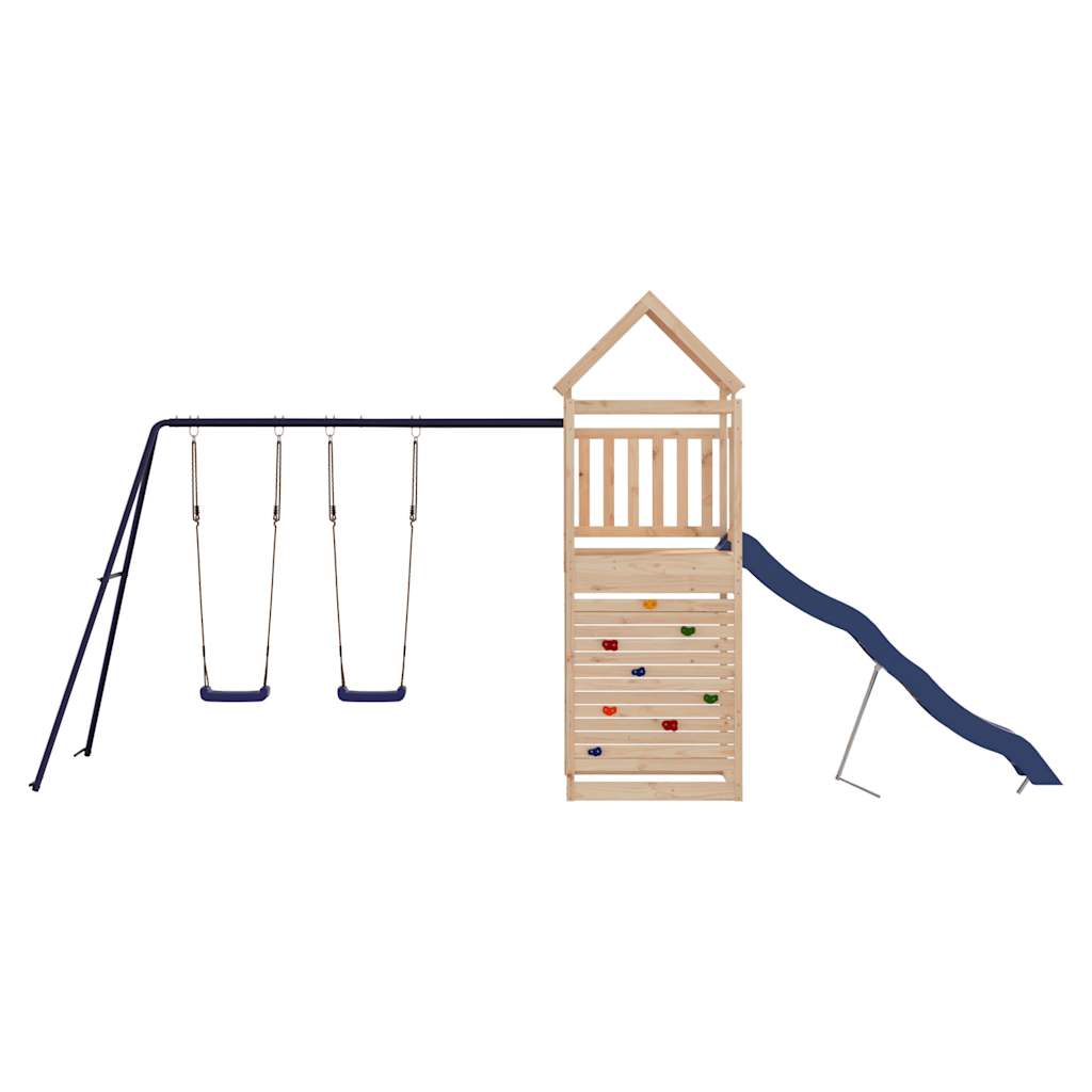 Outdoor play set, solid pine wood