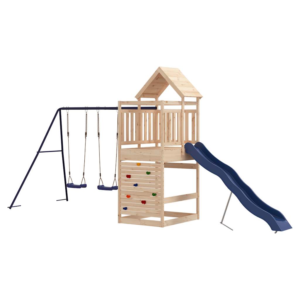 Outdoor play set, solid pine wood