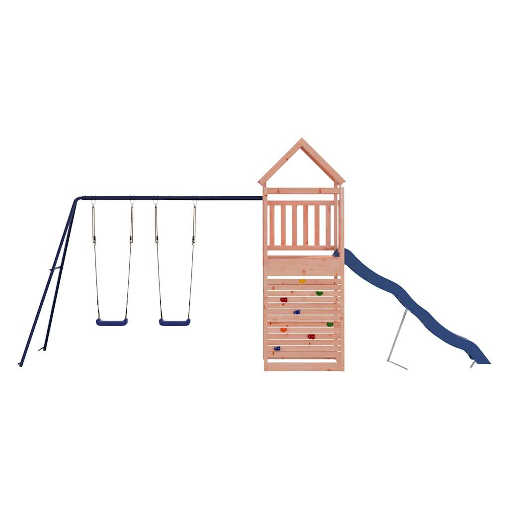 Outdoor play area set, solid Douglas fir