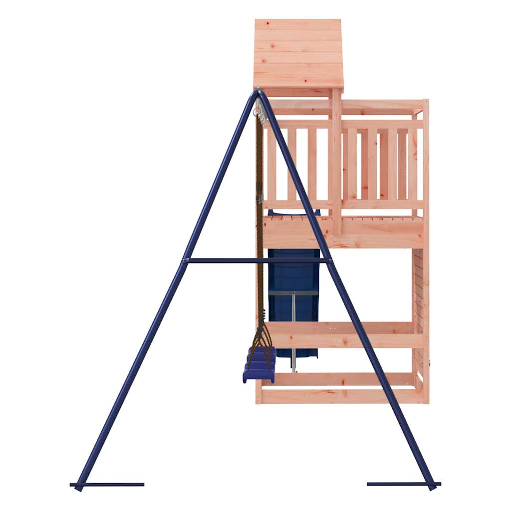 Outdoor play area set, solid Douglas fir