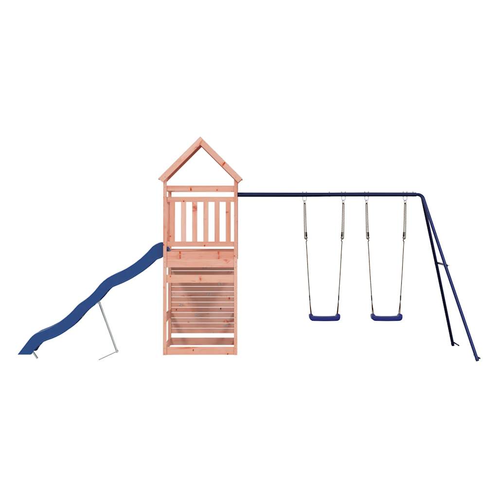 Outdoor play area set, solid Douglas fir