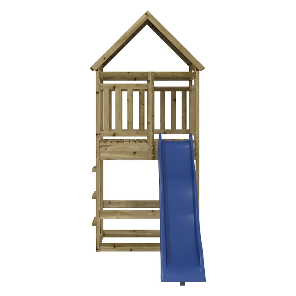 Outdoor playground set, impregnated pine wood