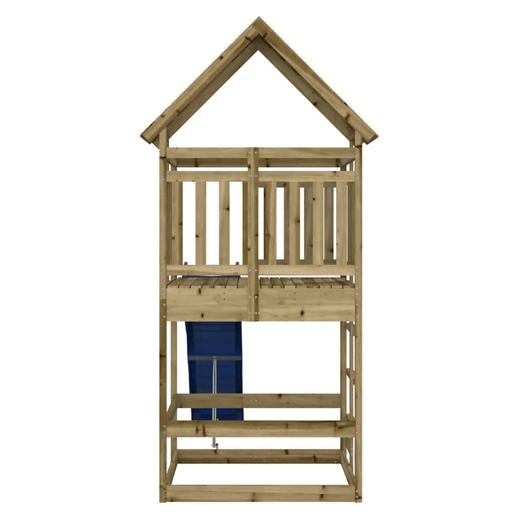 Outdoor playground set, impregnated pine wood