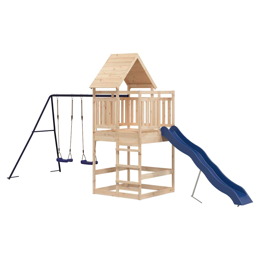 Outdoor play set, solid pine wood