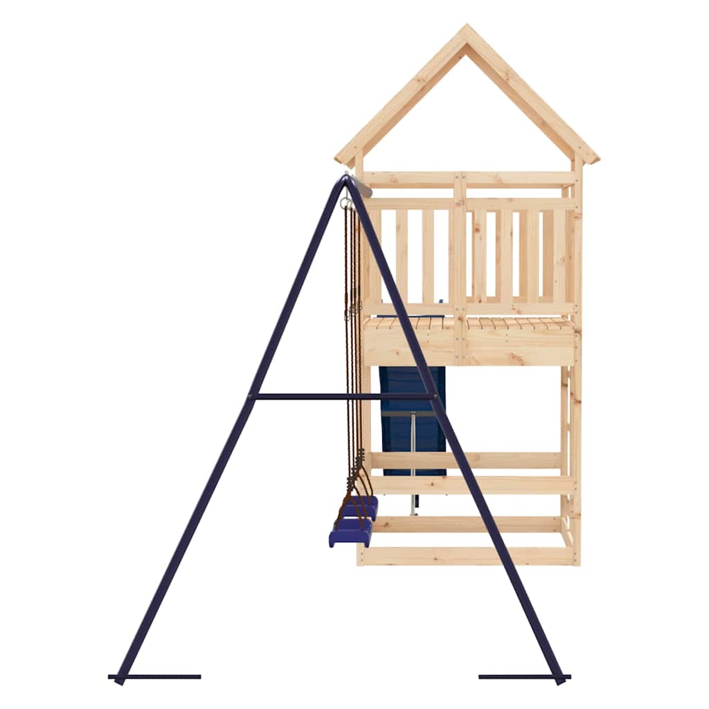 Outdoor play set, solid pine wood