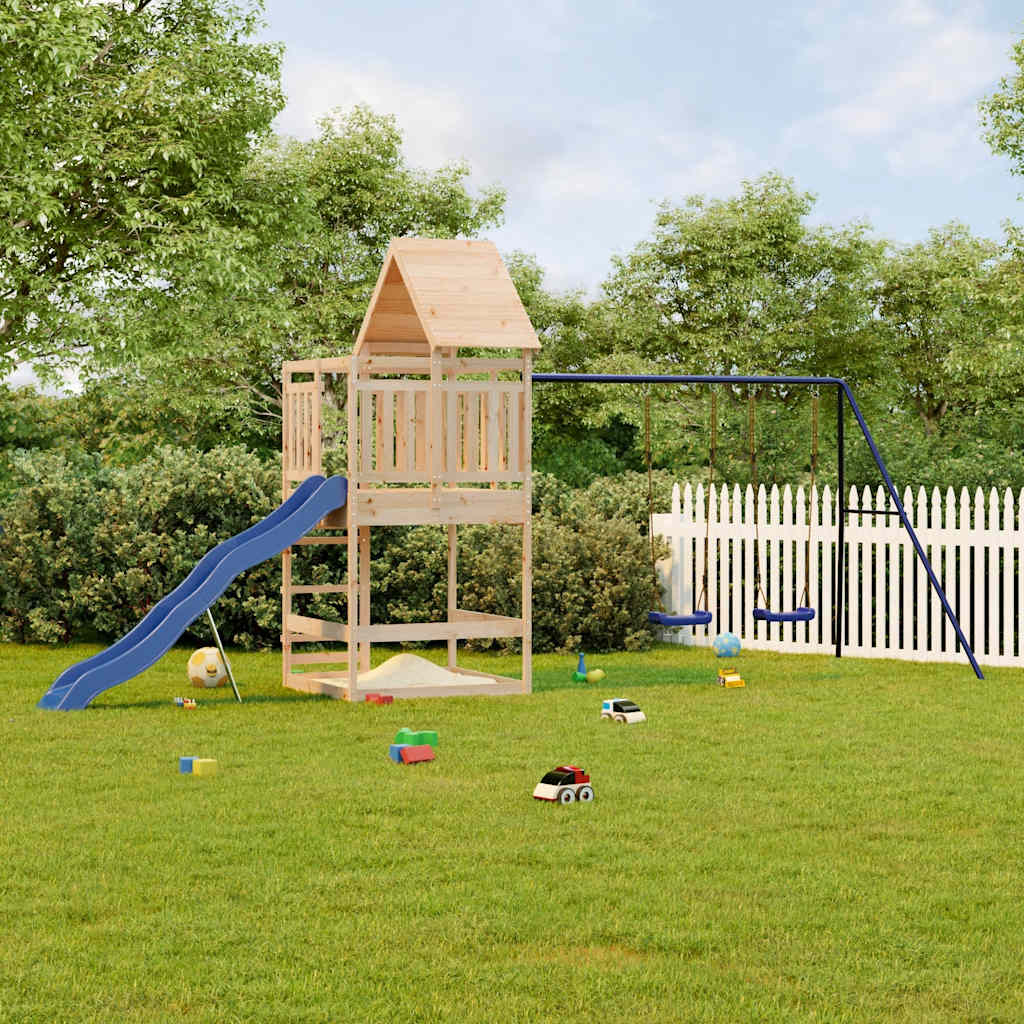 Outdoor play set, solid pine wood