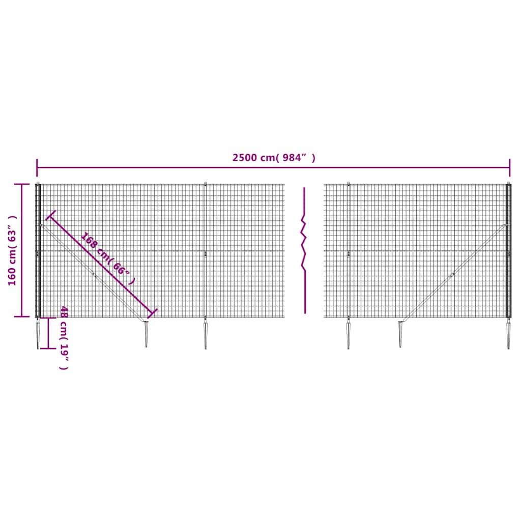 Vadu pinuma žogs ar smailiem galiem, zaļš, 1,6x25m