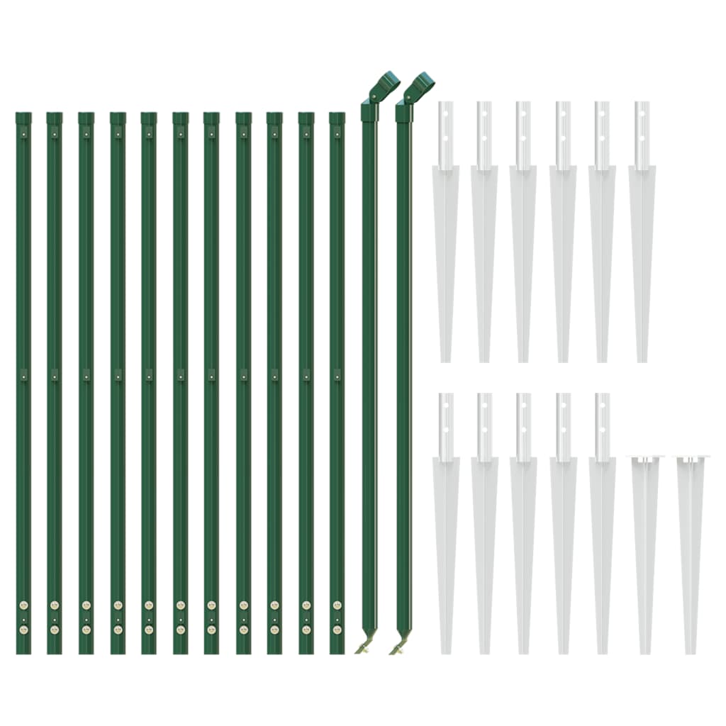 Stieples sieta žogs ar tapām, zaļš, 1,1x25m